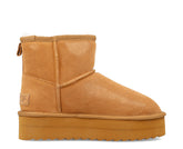 Colors Of California Suede Platform Sheepskin Boot CAMEL - HC_SHEARPLA1_TAN-134